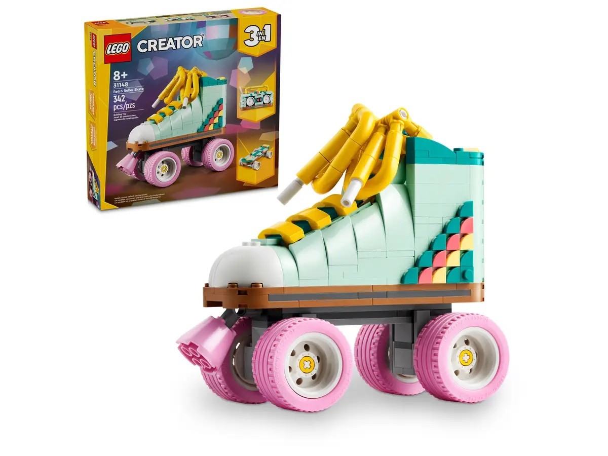 Retro riedučiai, lego® creator