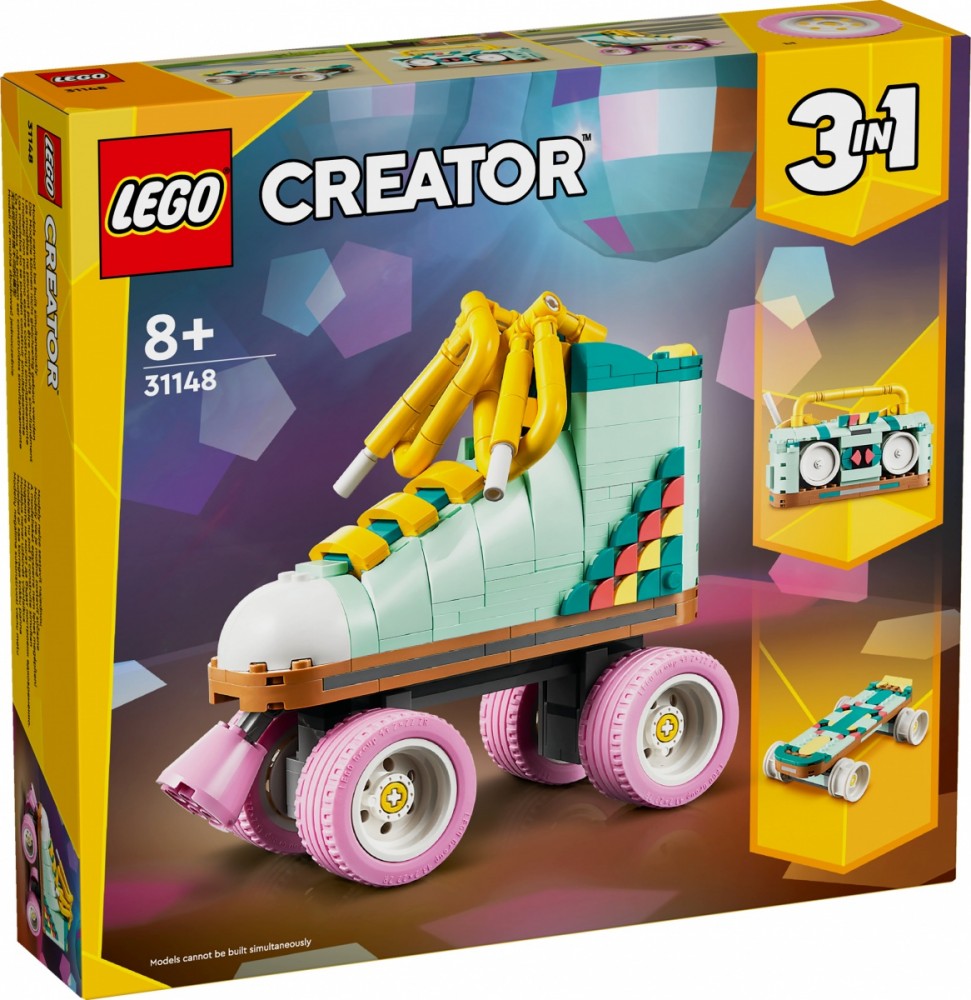 Retro riedučiai, lego® creator