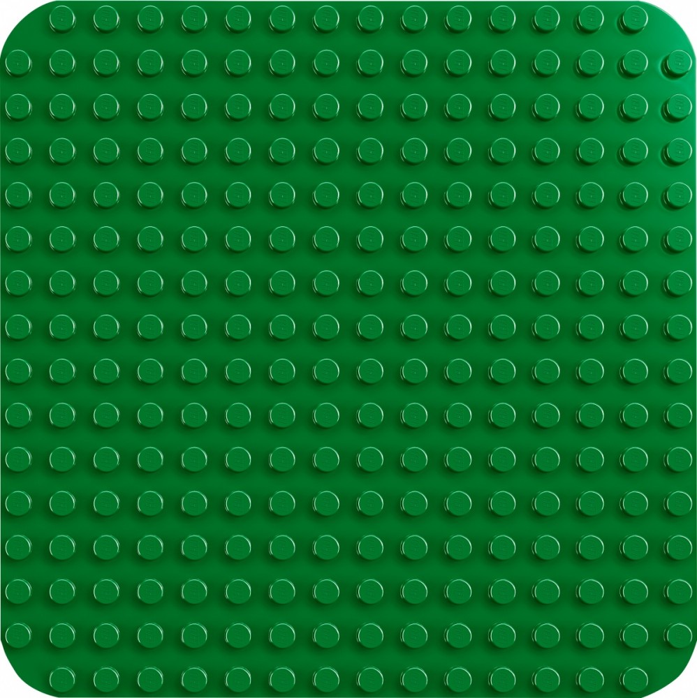 Statybinė plokštė lego duplo, žalia