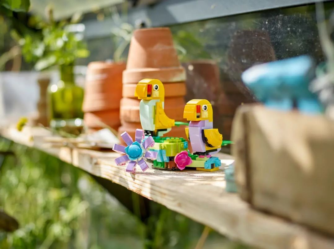 Gėlės laistytuve rinkinys vaikams, lego creator