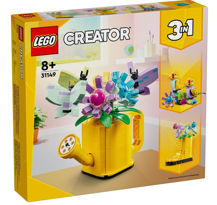 Gėlės laistytuve rinkinys vaikams, lego creator