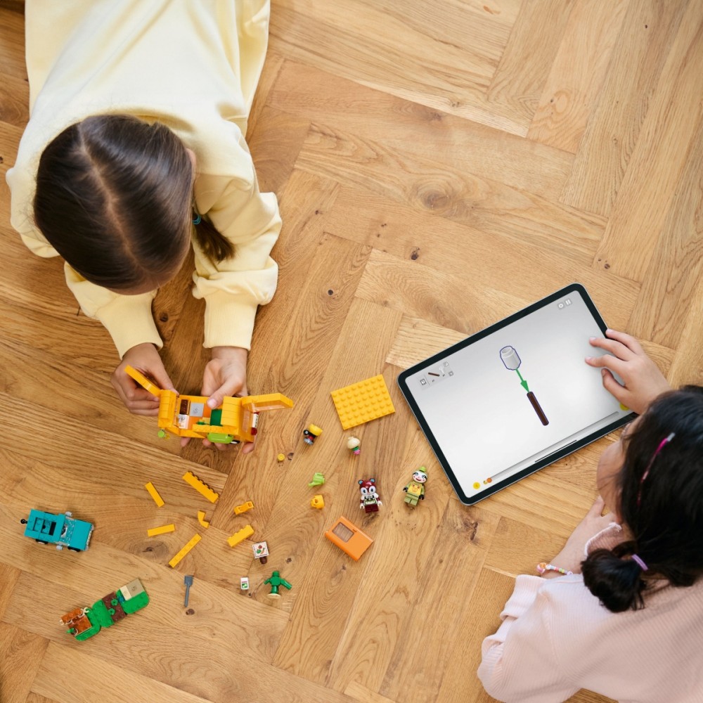 Lego rinkinys - leifo karavanas ir sodo parduotuvė
