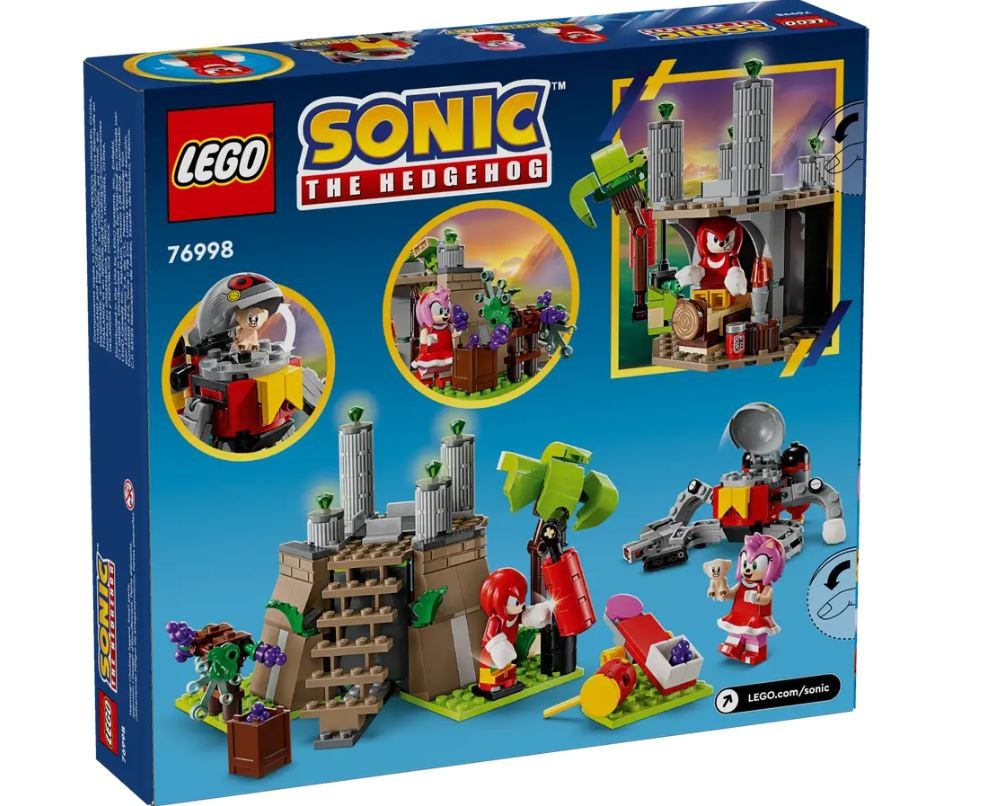 76998 lego® sonic the hedgehog knuckles ir master emerald šventykla