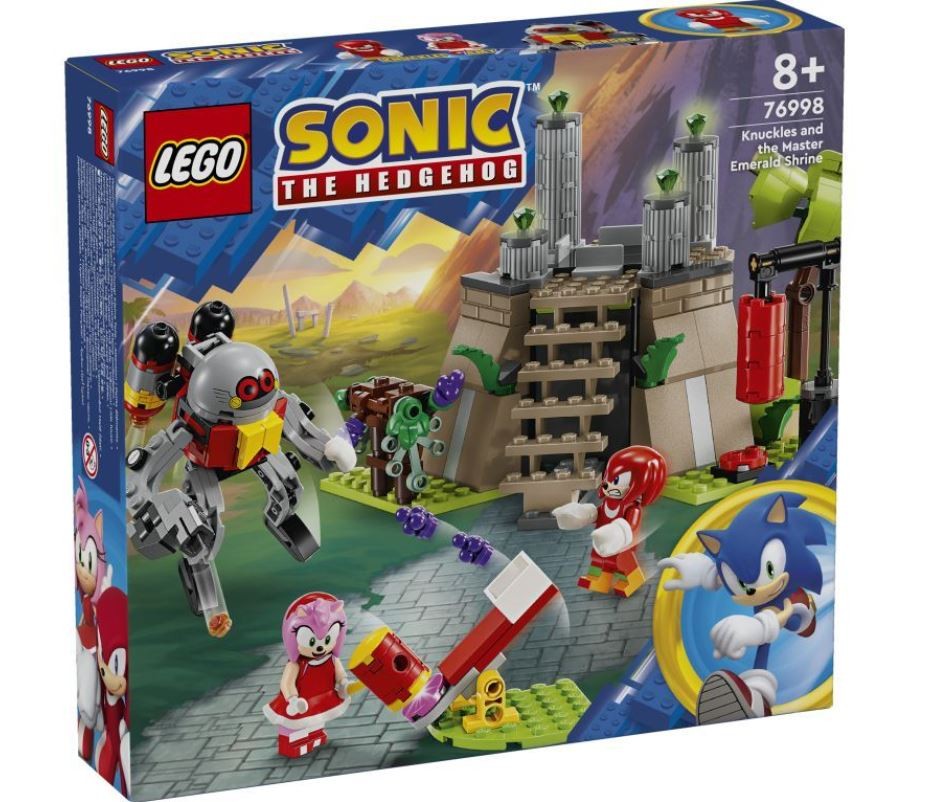 76998 lego® sonic the hedgehog knuckles ir master emerald šventykla