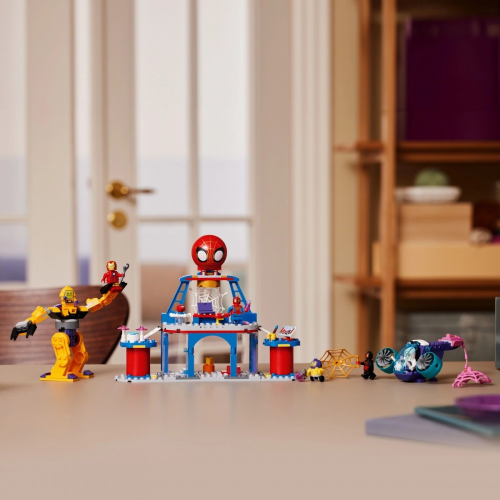 10794 lego® marvel voriuko komandos voratinklių sukimo būstinė