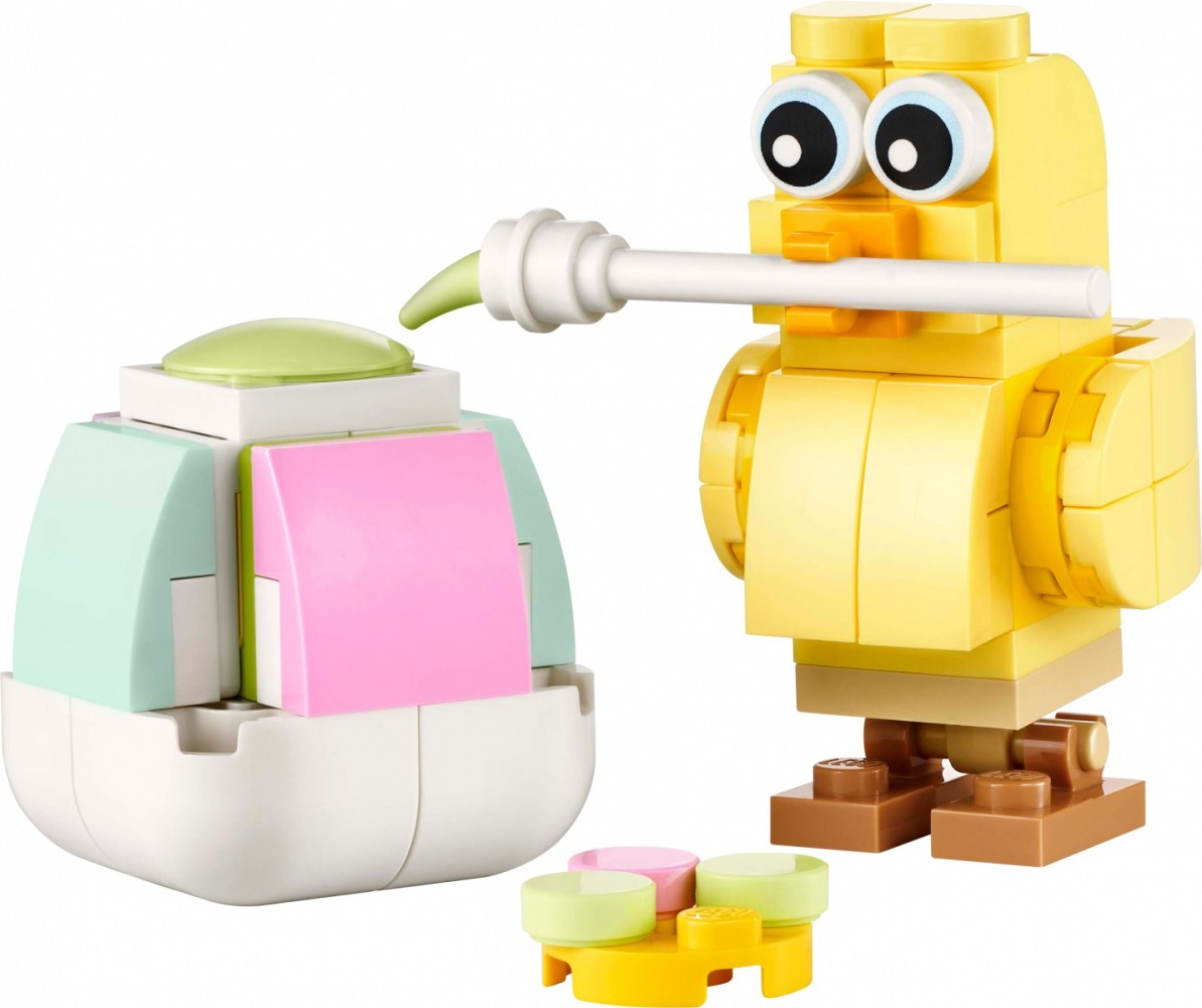 Lego rinkinys - margučio dažymas su viščiuku