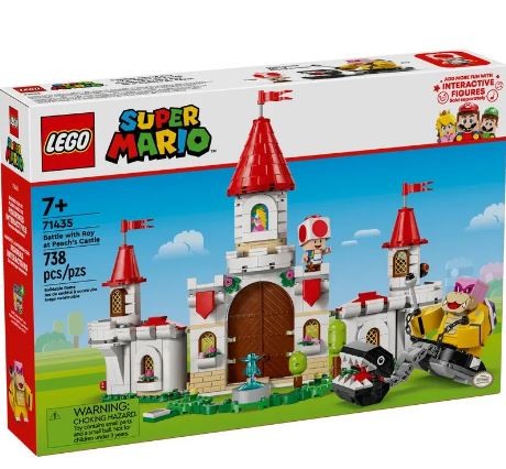 71435 lego® super mario mūšis su roy prie peach pilies