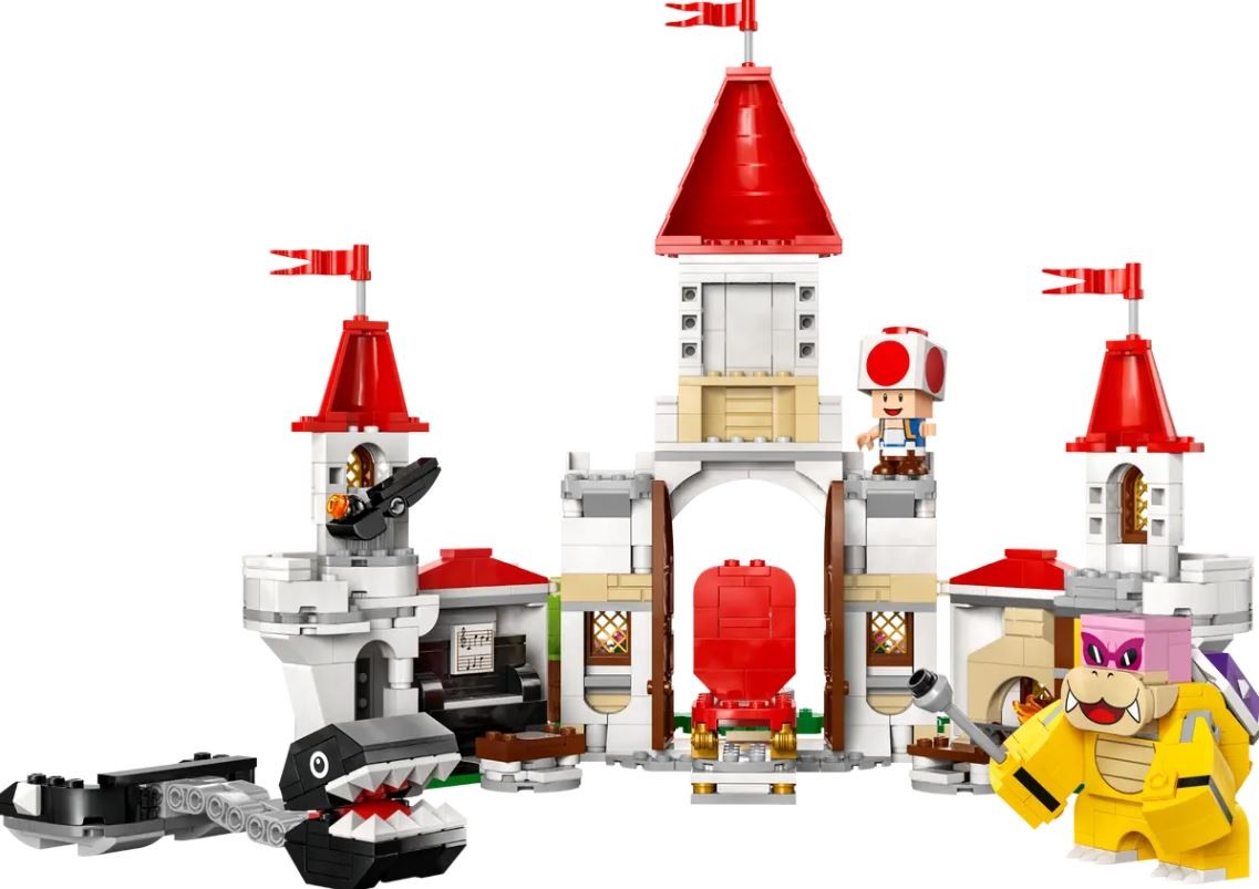 71435 lego® super mario mūšis su roy prie peach pilies