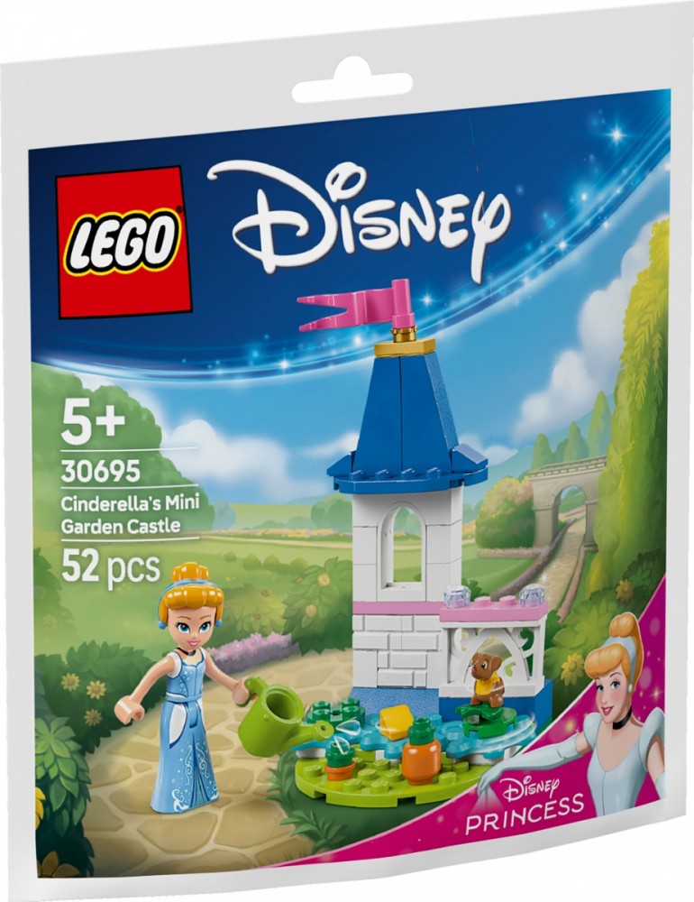 Lego disney princesės pelenės miniatiūrinis pilis su sodu