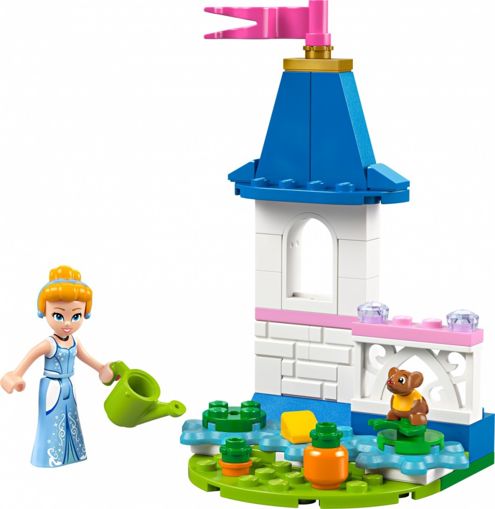 Lego disney princesės pelenės miniatiūrinis pilis su sodu