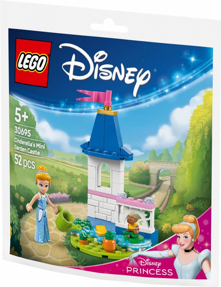 Lego disney princesės pelenės miniatiūrinis pilis su sodu