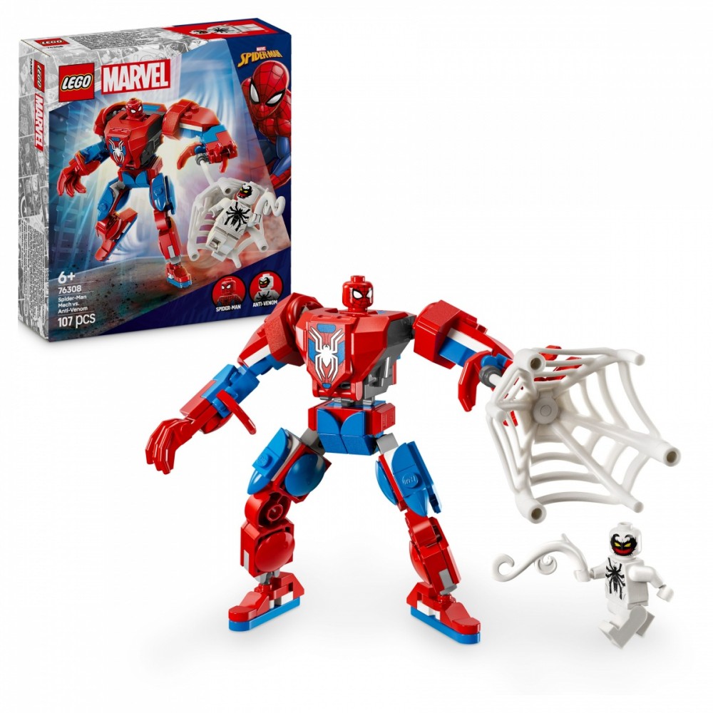 Voro robotas ir anti-venom firgurėlė, lego super heroes