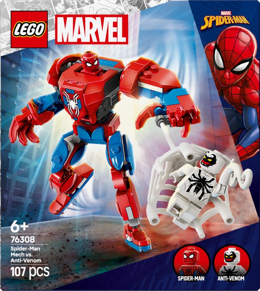 Voro robotas ir anti-venom firgurėlė, lego super heroes