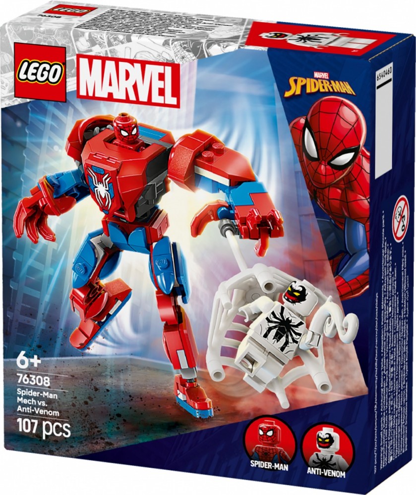 Voro robotas ir anti-venom firgurėlė, lego super heroes