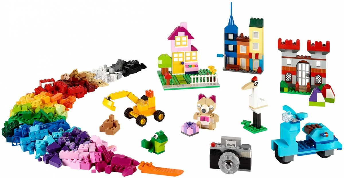 10698 lego® classic lego didelė kaladėlių dėžė