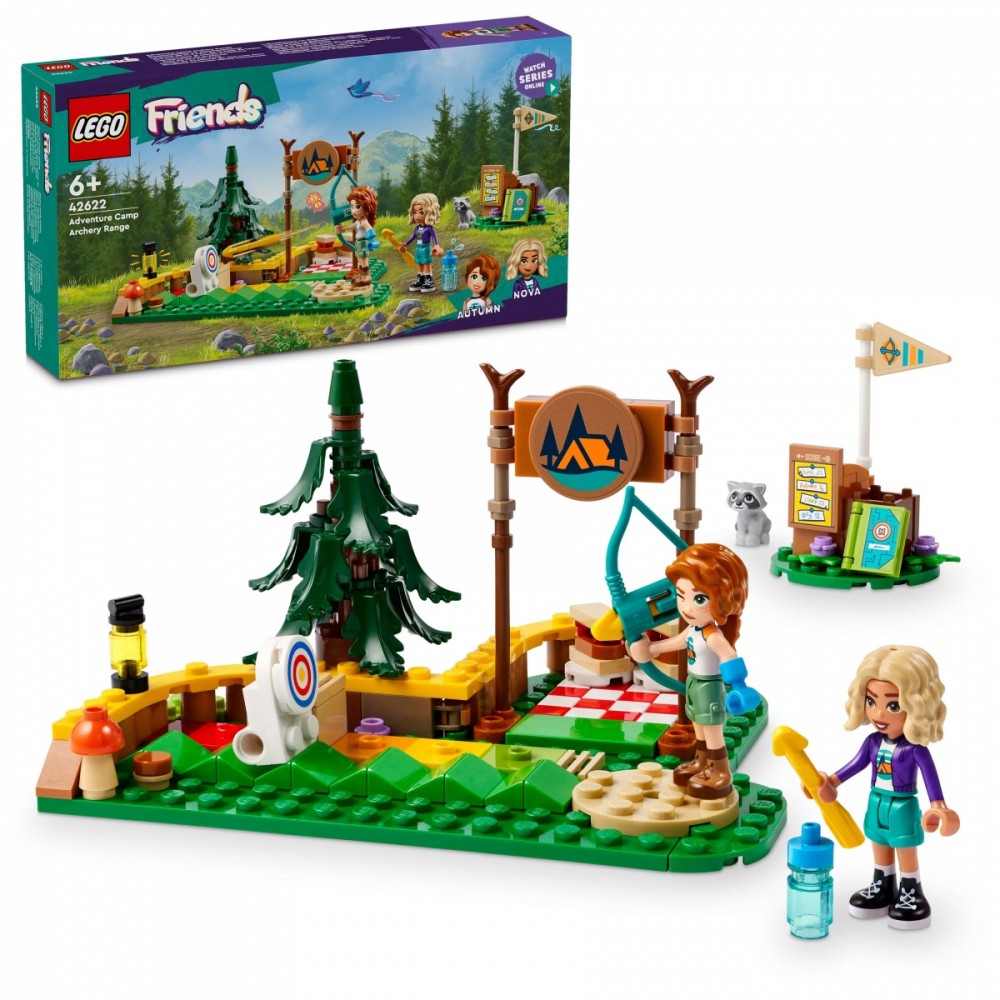 42622 lego® friends stovyklos šaudymo iš lanko tiras