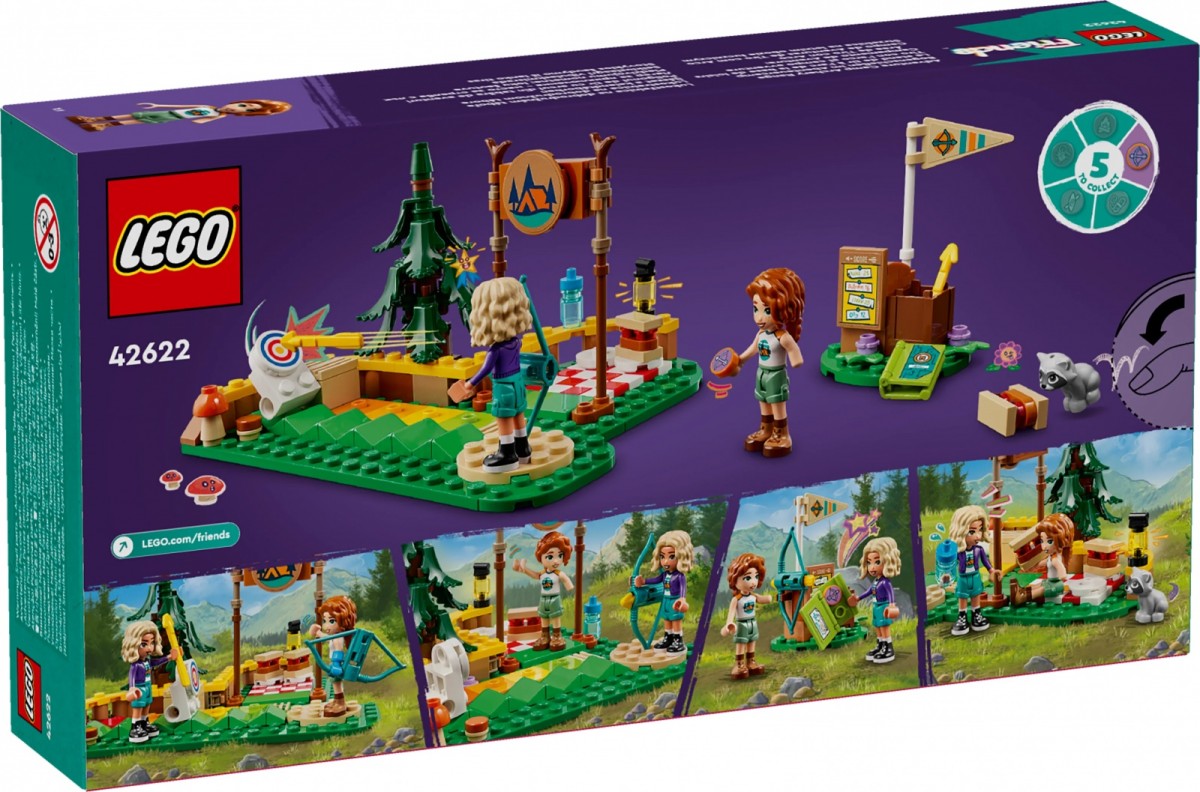 42622 lego® friends stovyklos šaudymo iš lanko tiras