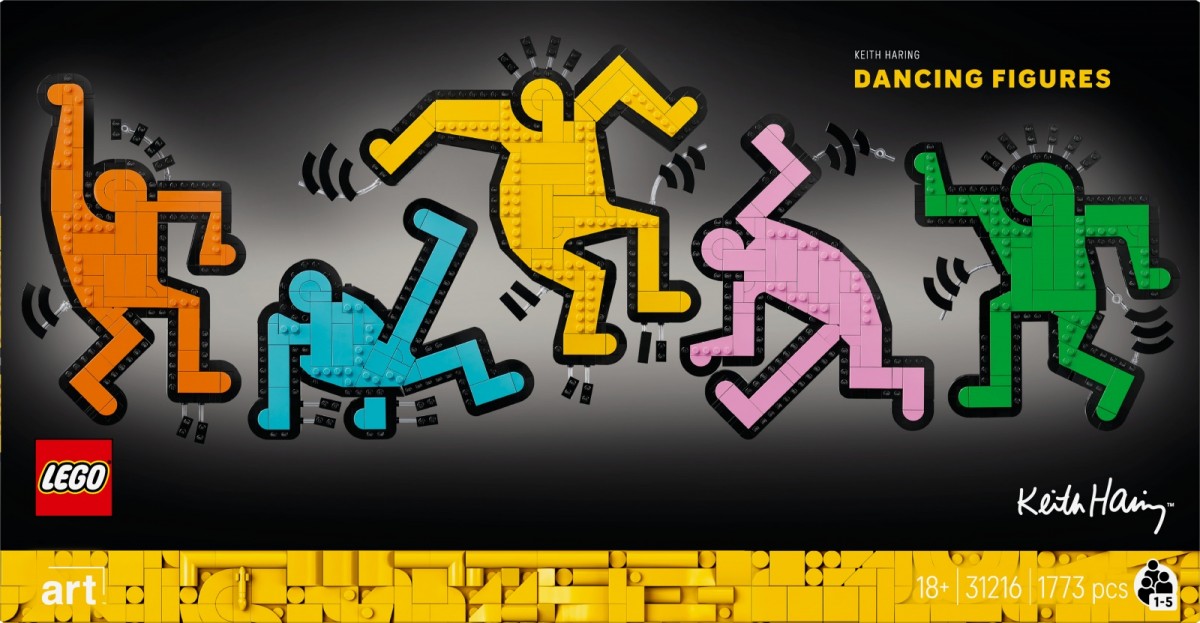 31216 lego® art keithas haringas – „šokančios figūros“.