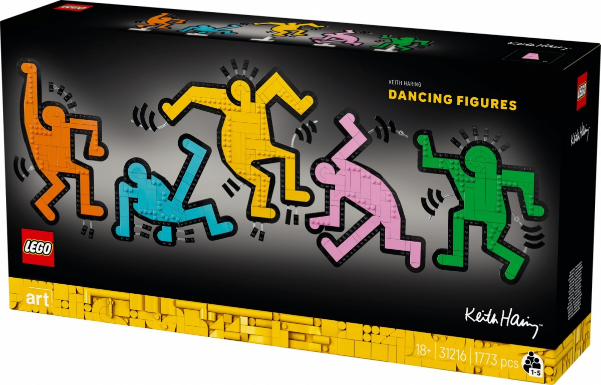 31216 lego® art keithas haringas – „šokančios figūros“.