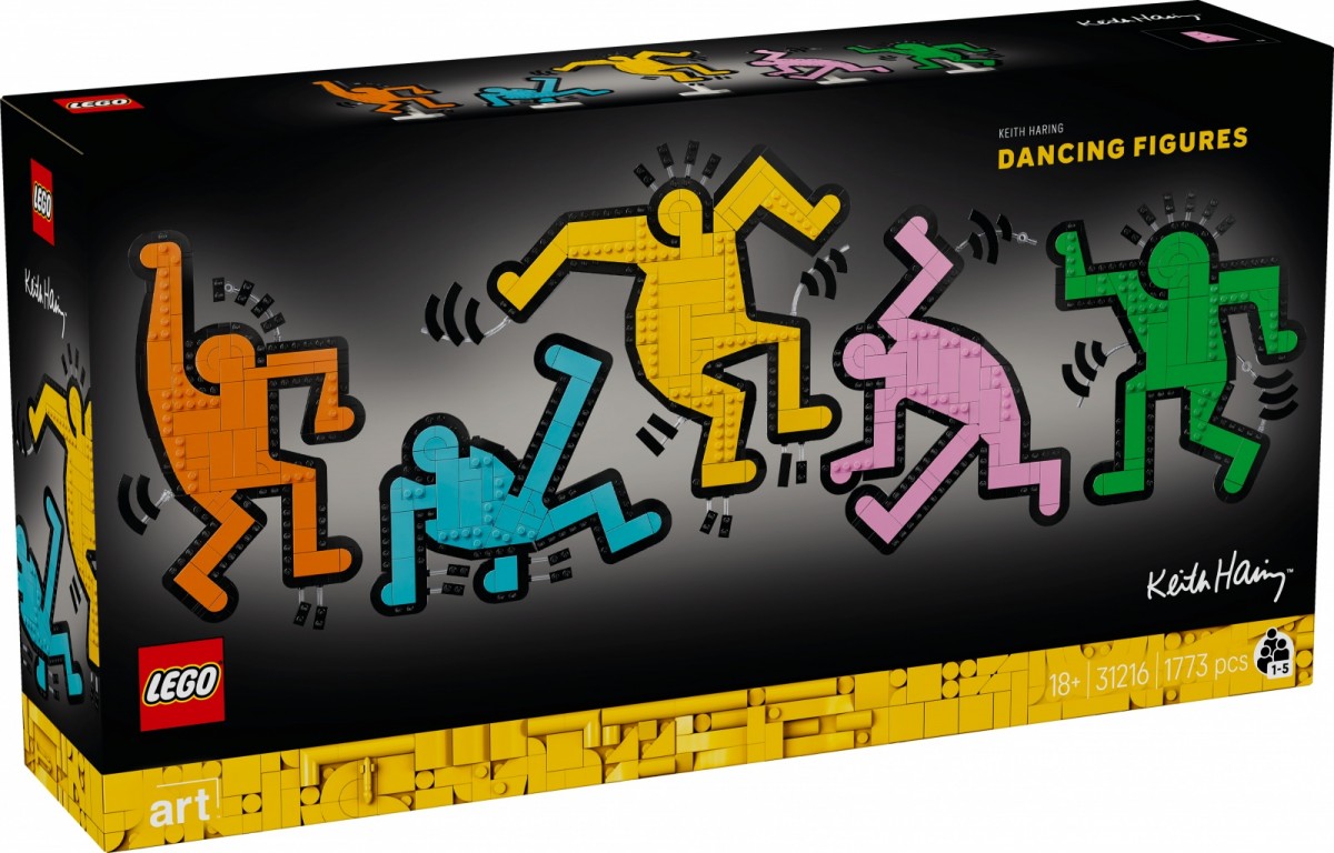 31216 lego® art keithas haringas – „šokančios figūros“.