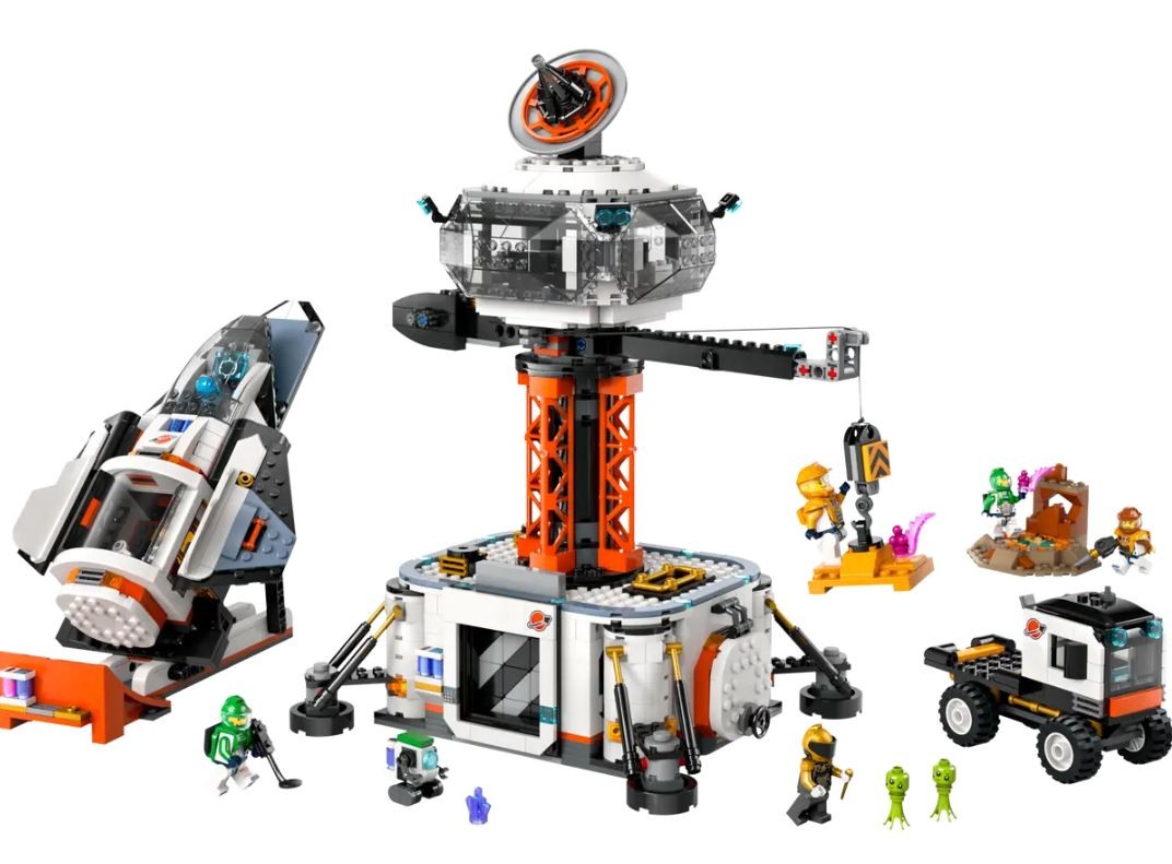 60434 lego® city kosminė bazė ir raketos paleidimo aikštelė