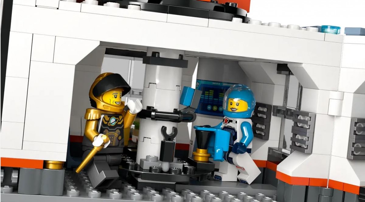 60434 lego® city kosminė bazė ir raketos paleidimo aikštelė
