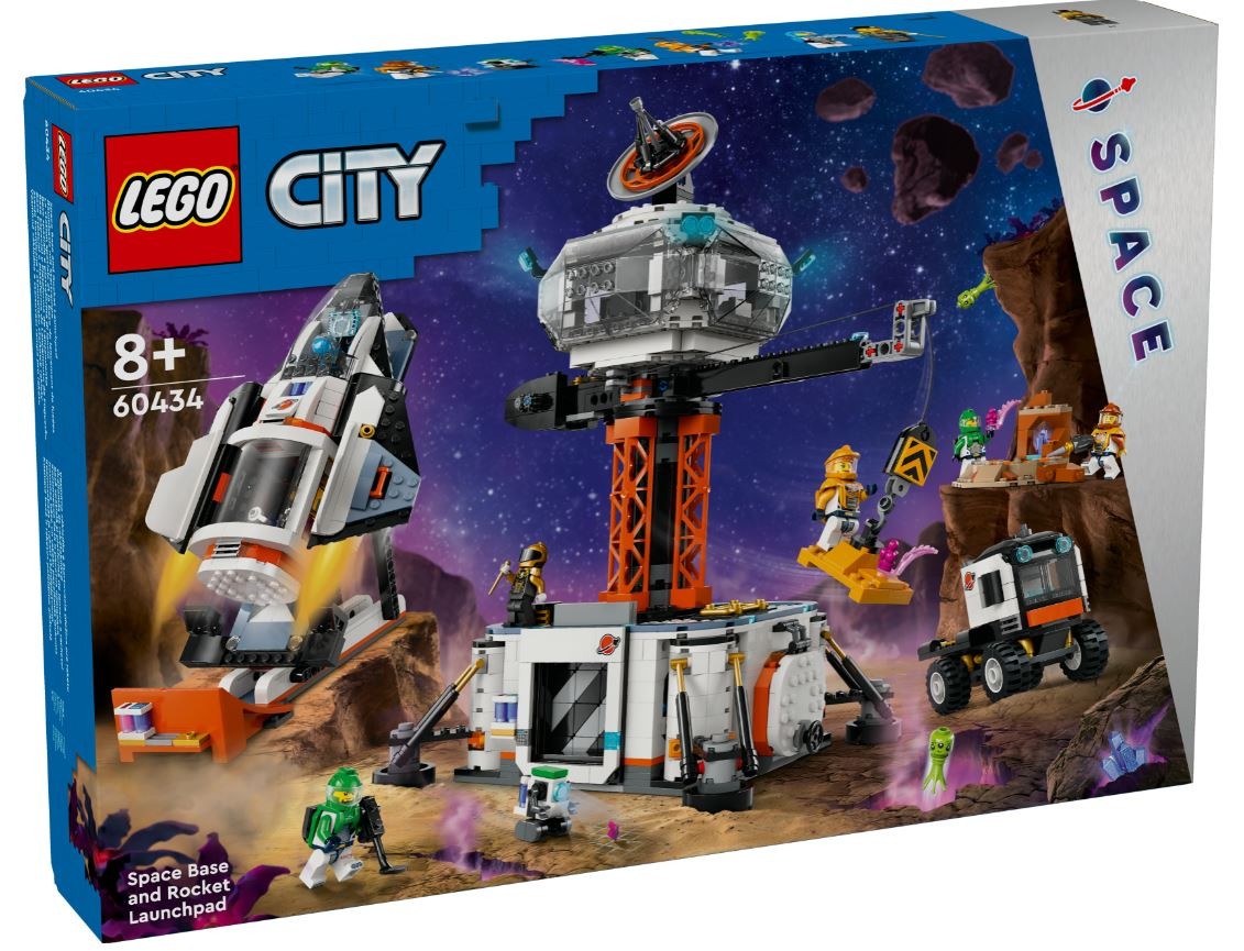 60434 Lego® City Kosminė Bazė Ir Raketos Paleidimo Aikštelė