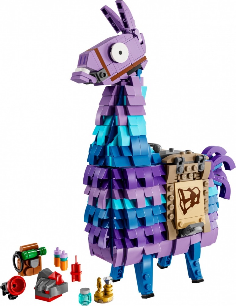 Lama su atsargomis, lego fortnite