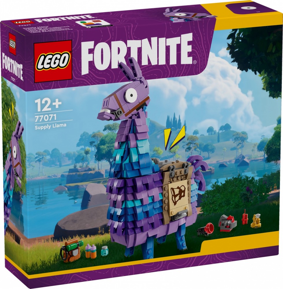 Lama su atsargomis, lego fortnite
