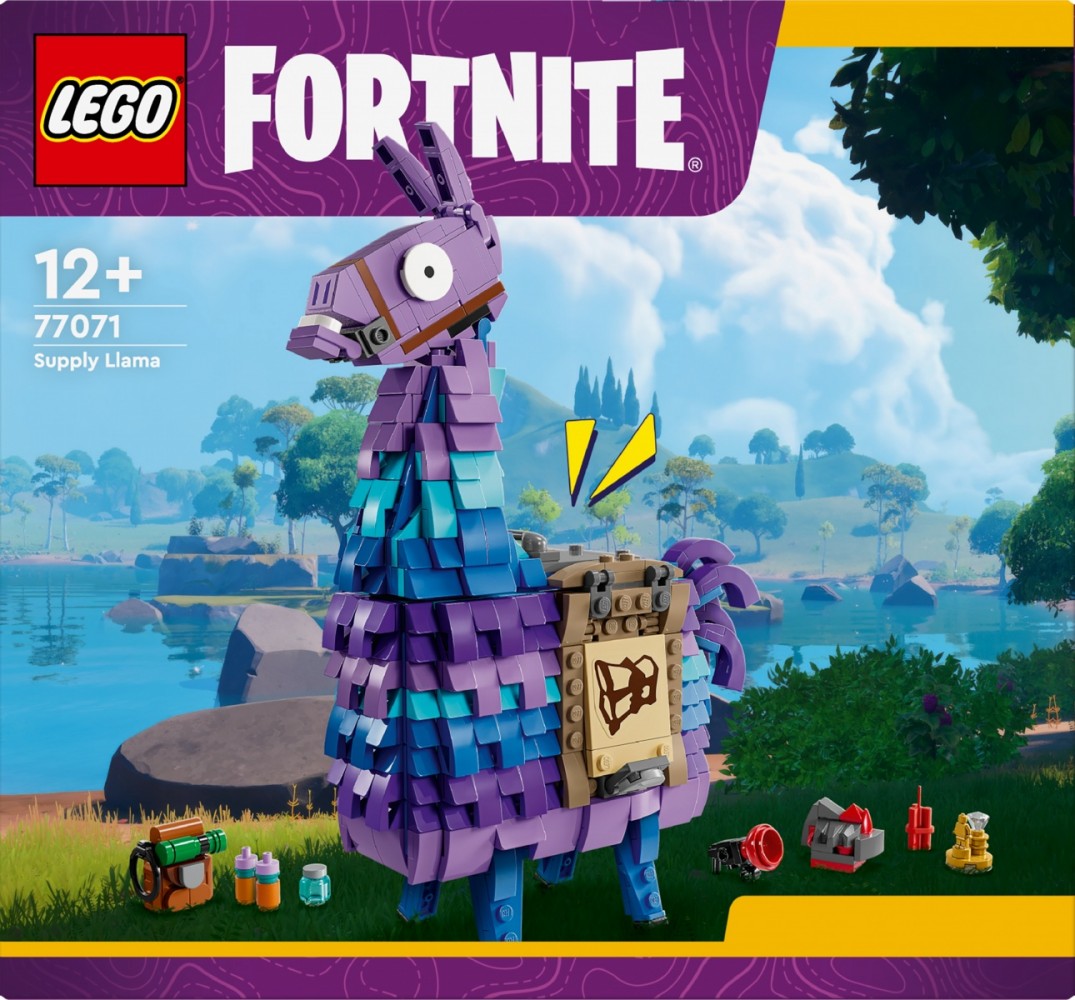 Lama su atsargomis, lego fortnite