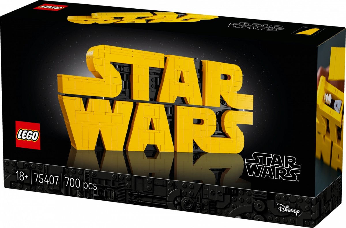75407 lego® star wars konstruojamas star wars™ logotipas