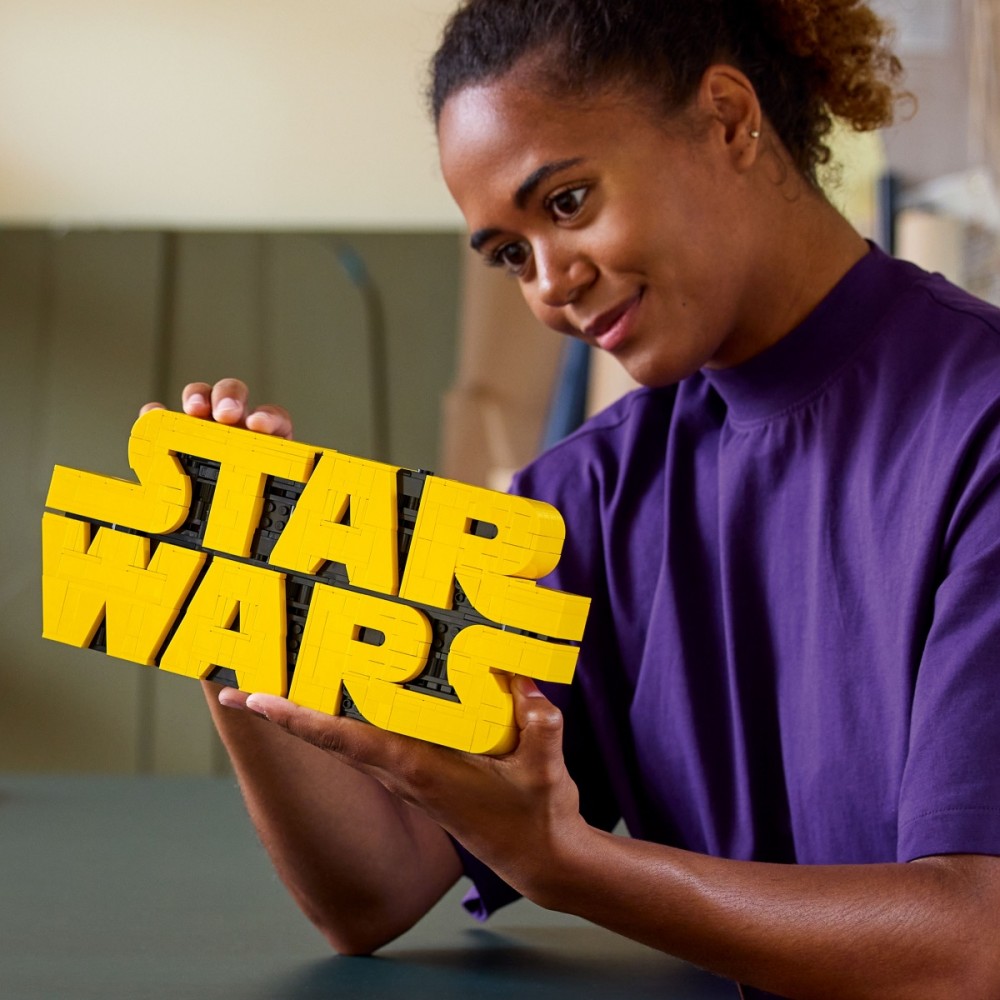 75407 lego® star wars konstruojamas star wars™ logotipas