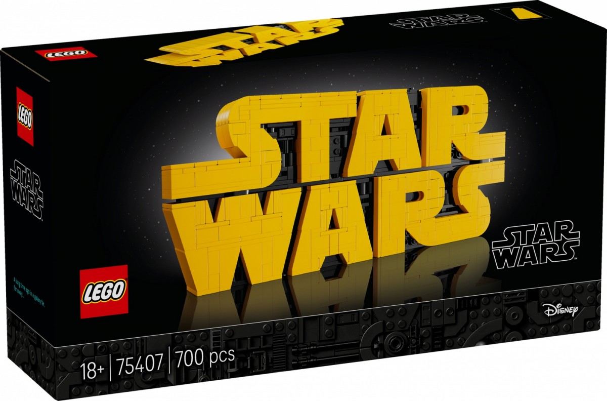 75407 lego® star wars konstruojamas star wars™ logotipas