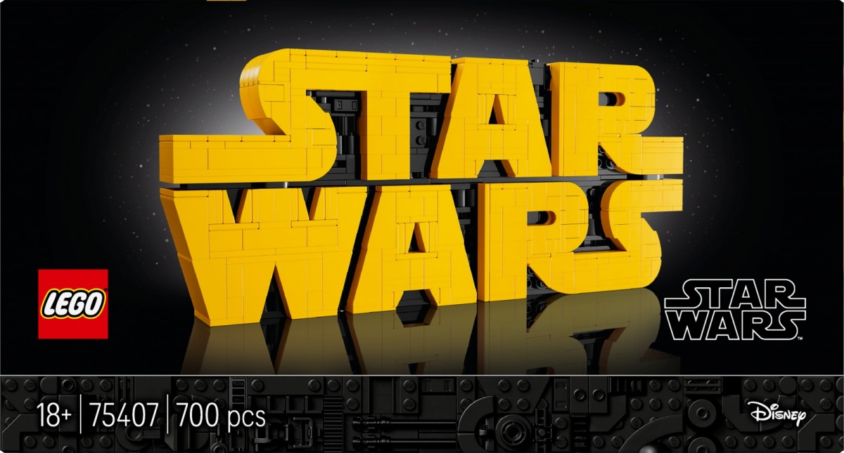 75407 lego® star wars konstruojamas star wars™ logotipas