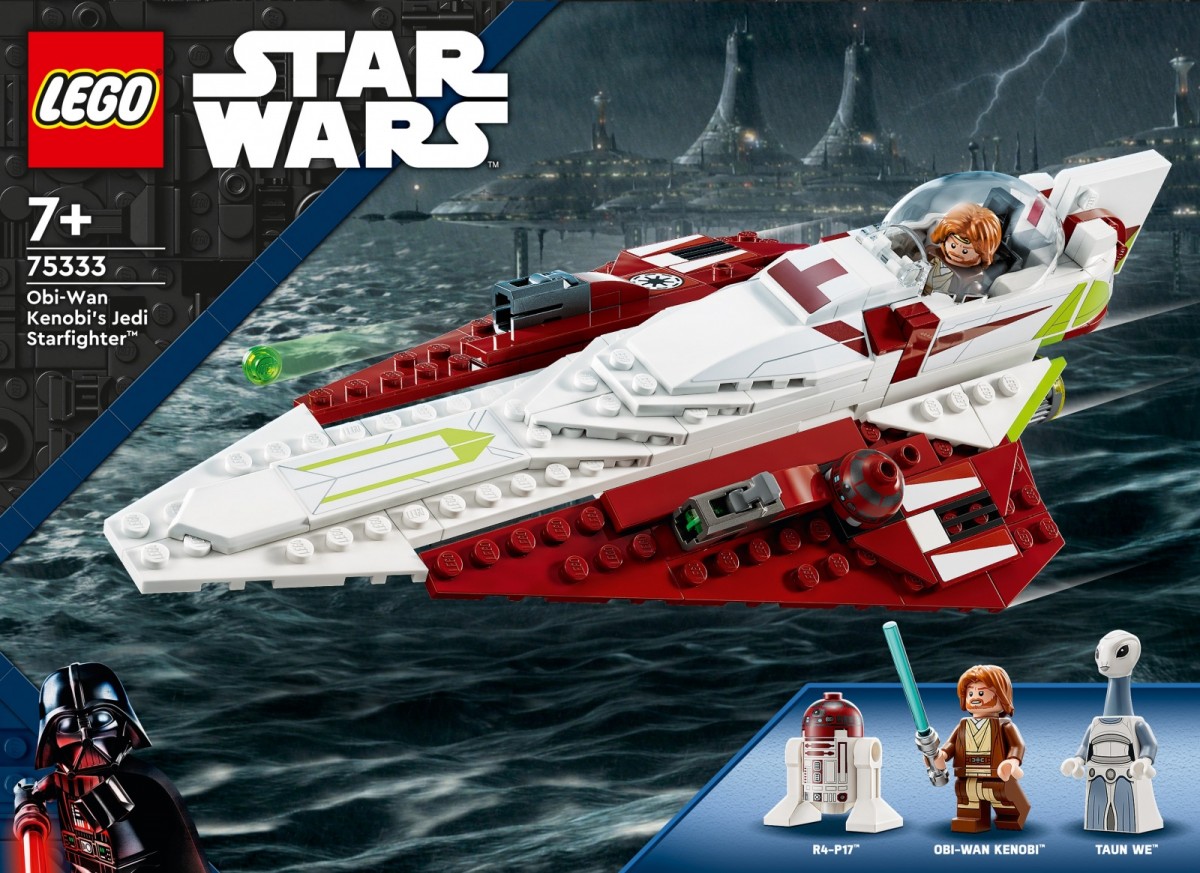 Lego rinkinys lego star wars obi-wano kenobio jedių naikintuvas