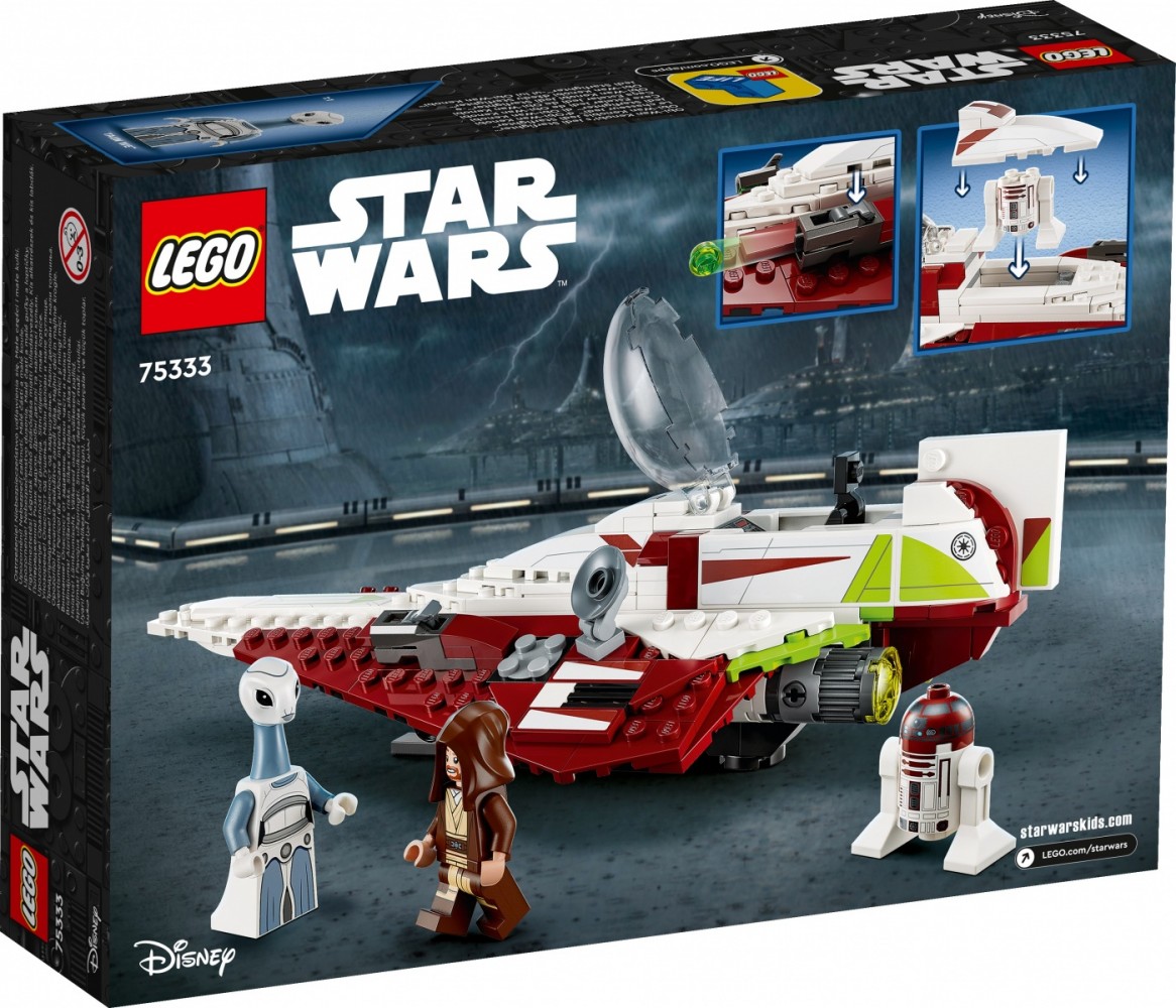 Lego rinkinys lego star wars obi-wano kenobio jedių naikintuvas