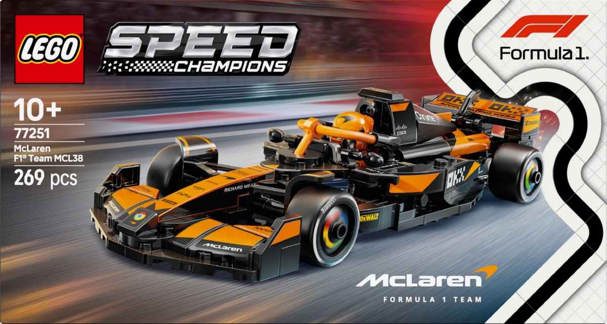 Lego speed champions mclaren f1 mcl38 rinkinys