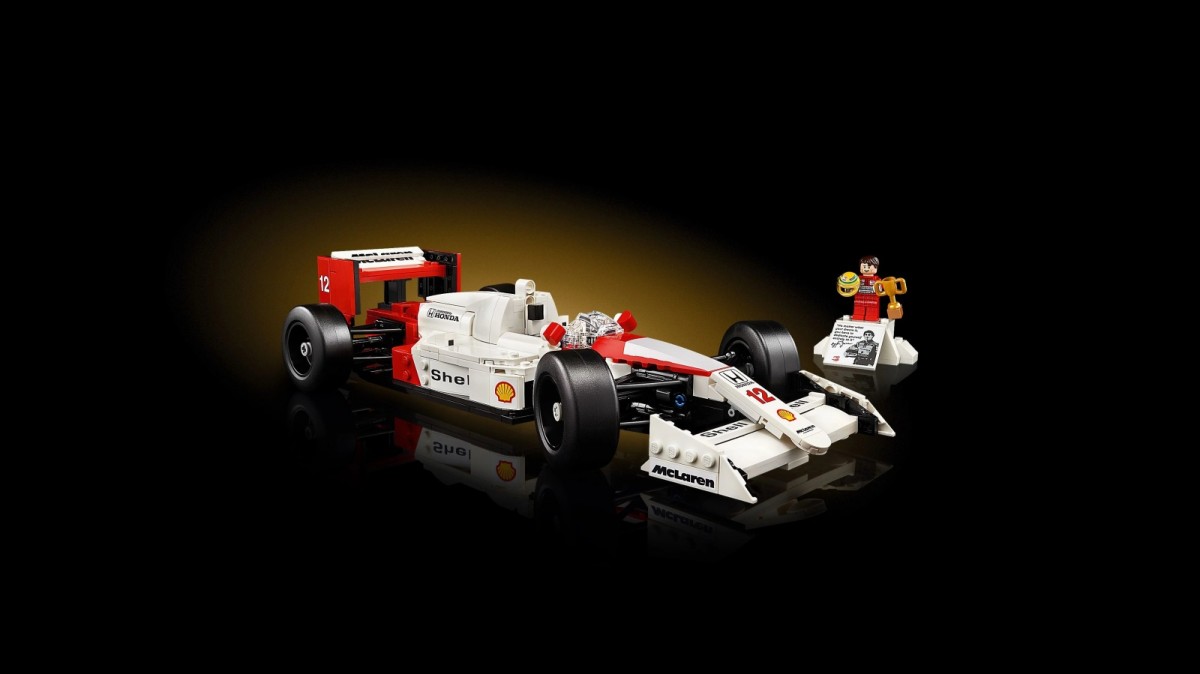 Automobilio rinkinys mclaren mp4/4, lego icons