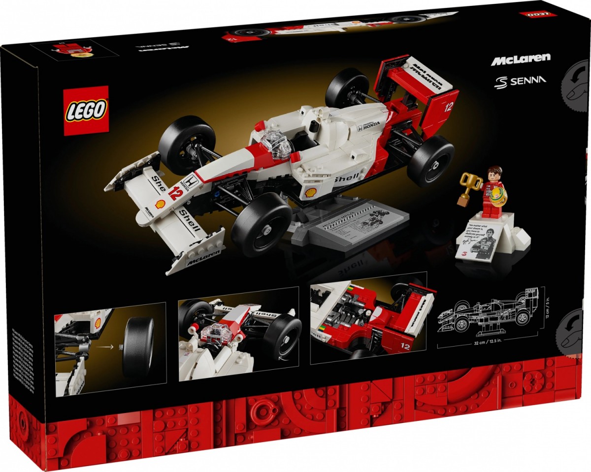 Automobilio rinkinys mclaren mp4/4, lego icons