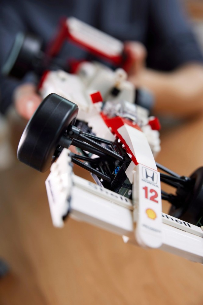 Automobilio rinkinys mclaren mp4/4, lego icons