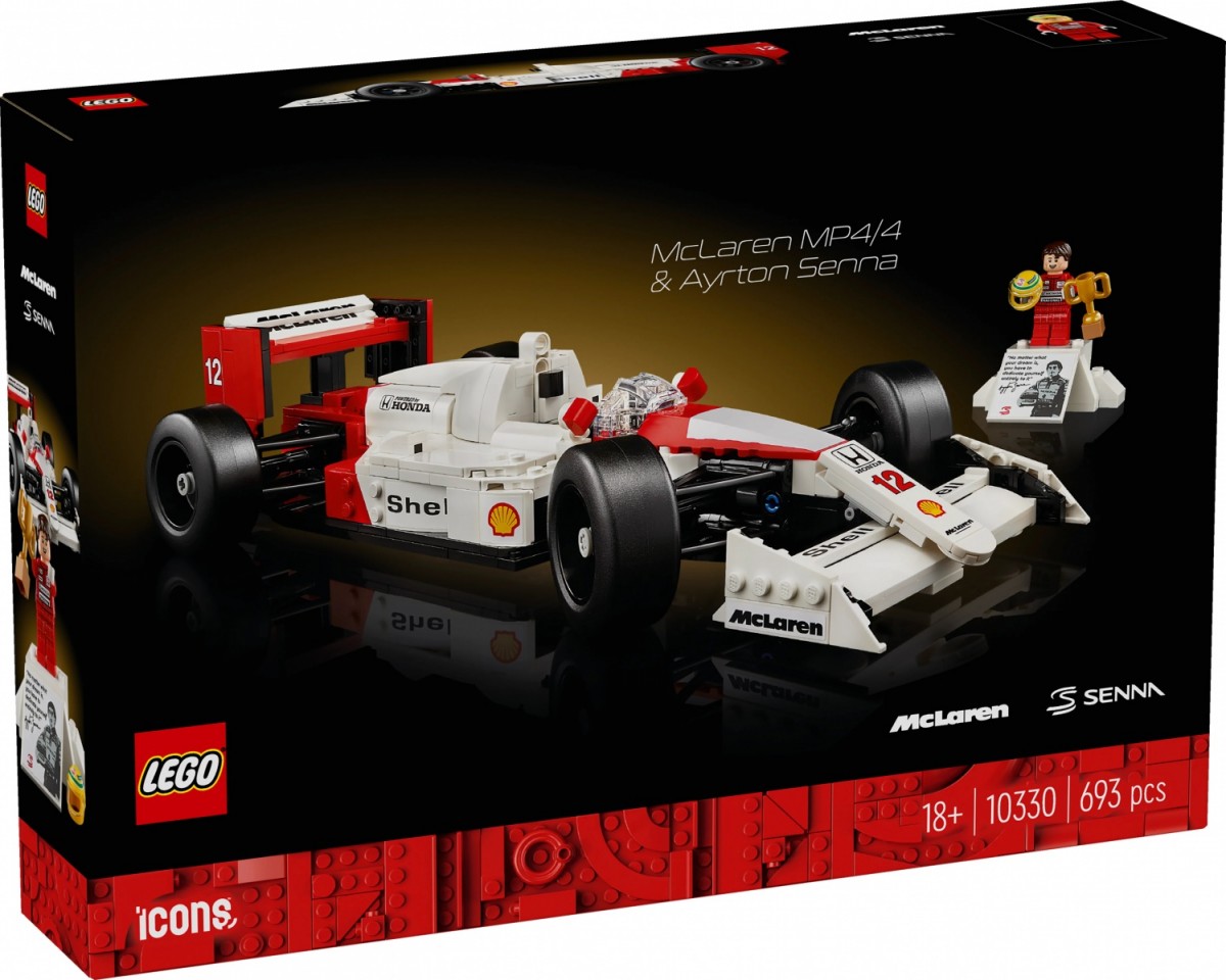 Automobilio rinkinys mclaren mp4/4, lego icons