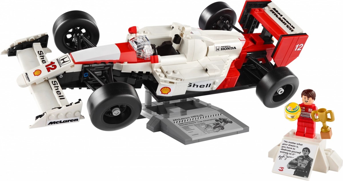 Automobilio rinkinys mclaren mp4/4, lego icons