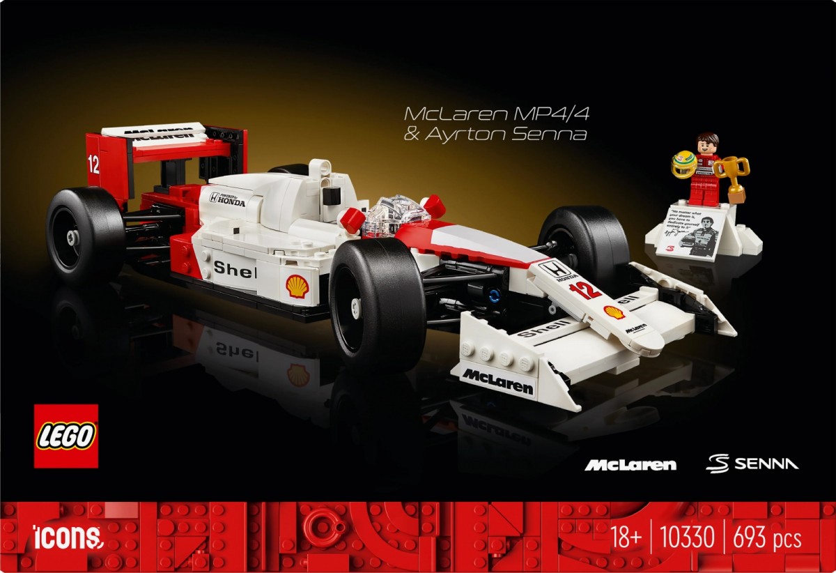 Automobilio rinkinys mclaren mp4/4, lego icons