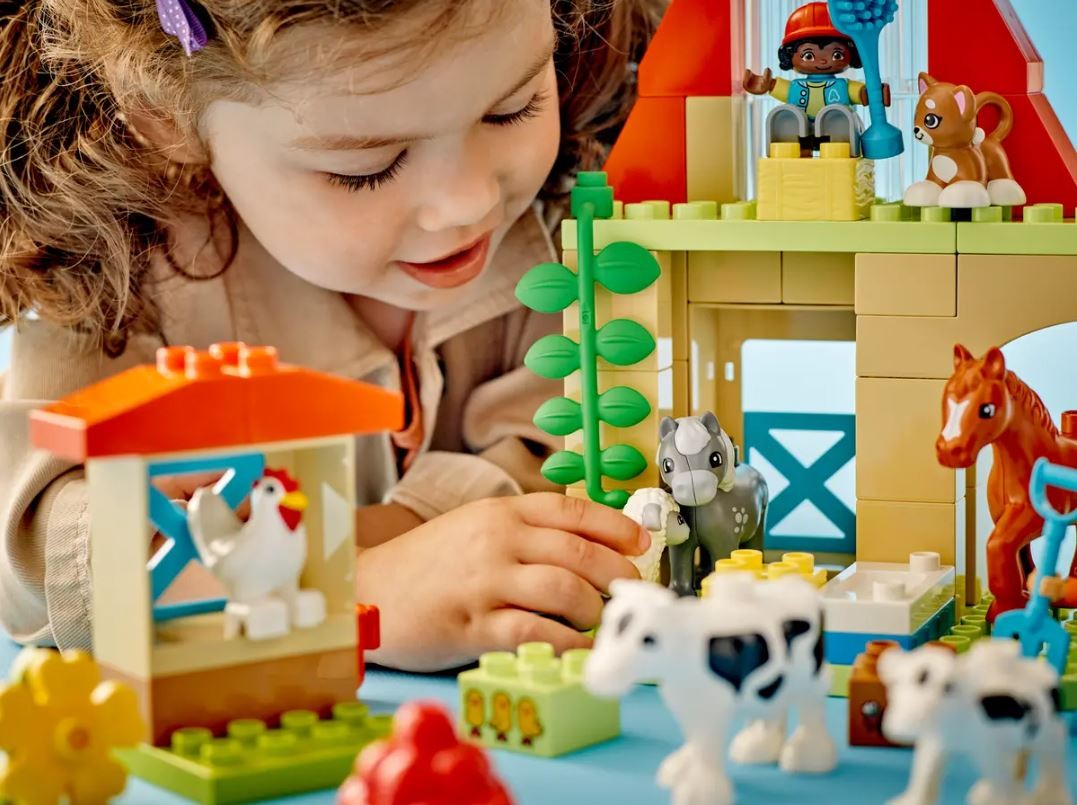 10416 lego® duplo gyvūnų priežiūra ūkyje