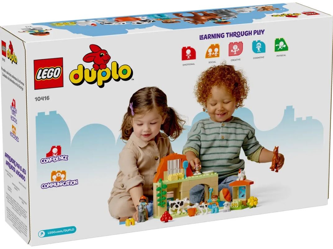 10416 lego® duplo gyvūnų priežiūra ūkyje
