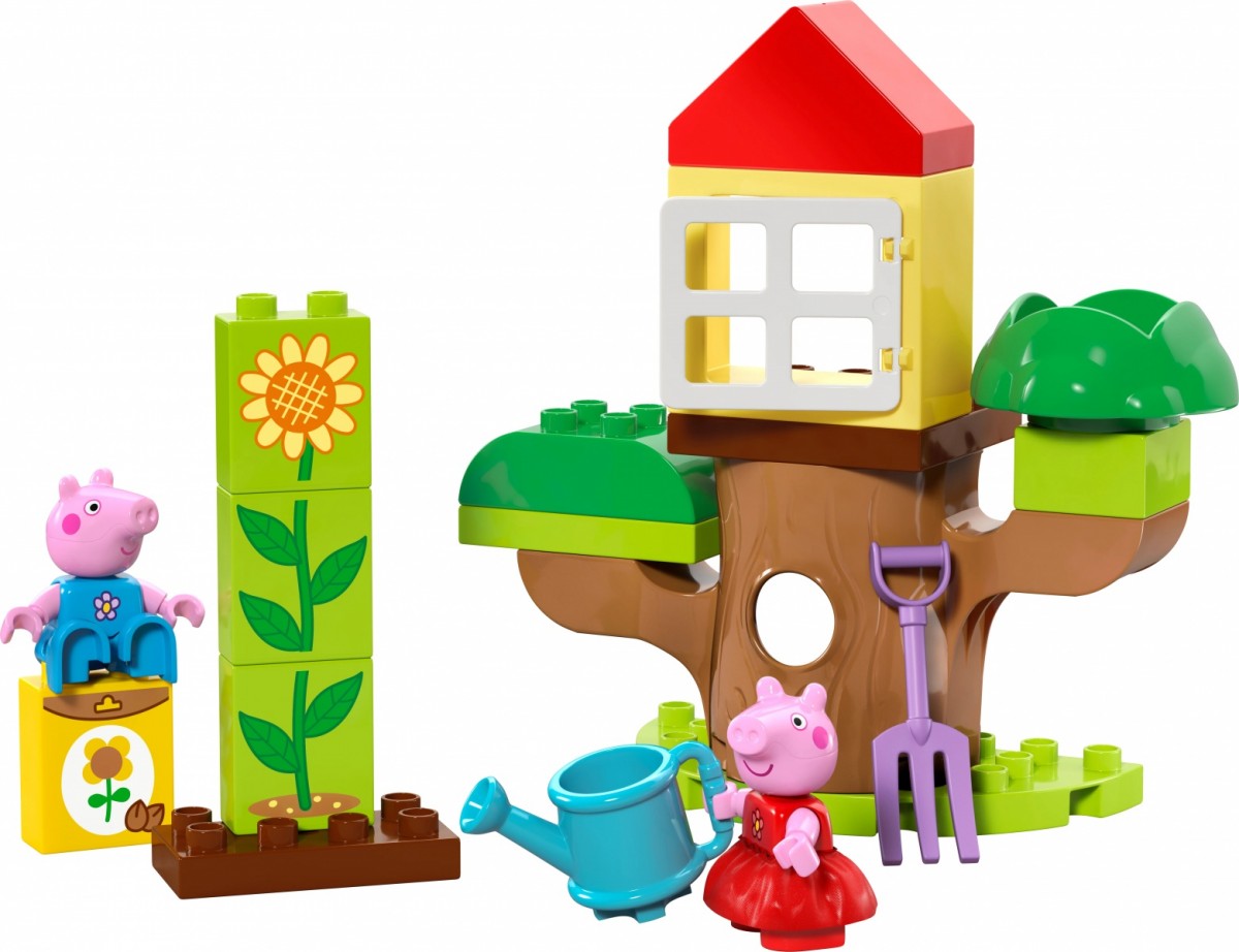 10431 lego® duplo kiaulytės pepos sodas ir namelis medyje