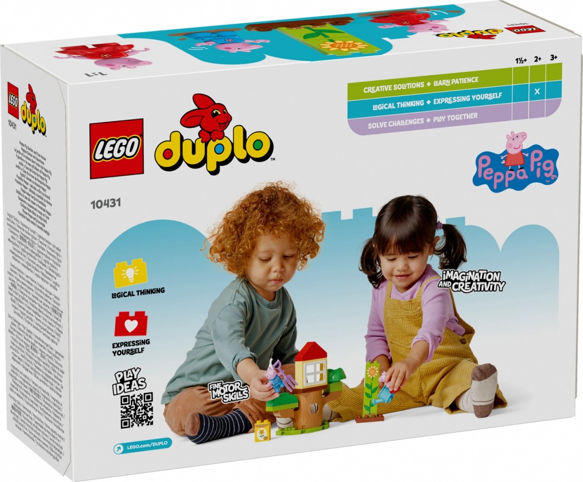 10431 lego® duplo kiaulytės pepos sodas ir namelis medyje