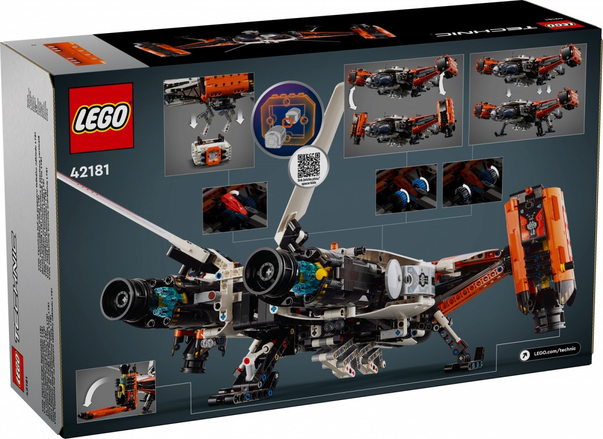 Sunkiasvoris kosminis laivas, lego® technic