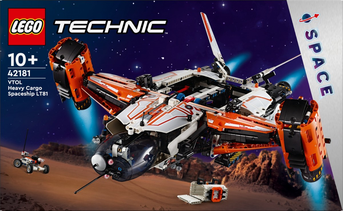 Sunkiasvoris kosminis laivas, lego® technic