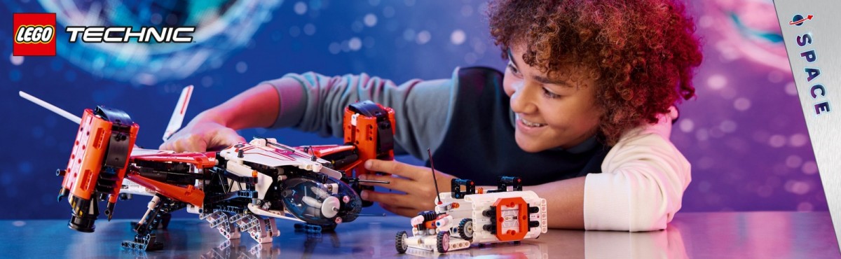 Sunkiasvoris kosminis laivas, lego® technic